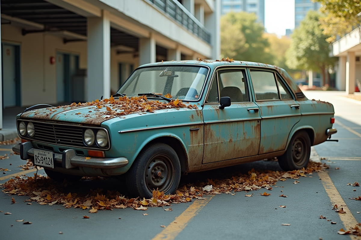 voiture immobilisée